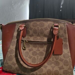Elise Satchel Bag In Signature Canvas